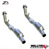 Milltek Downpipes with High Flow 200 Cell Cats for Audi B7 RS4 Saloon Avant and Cabriolet